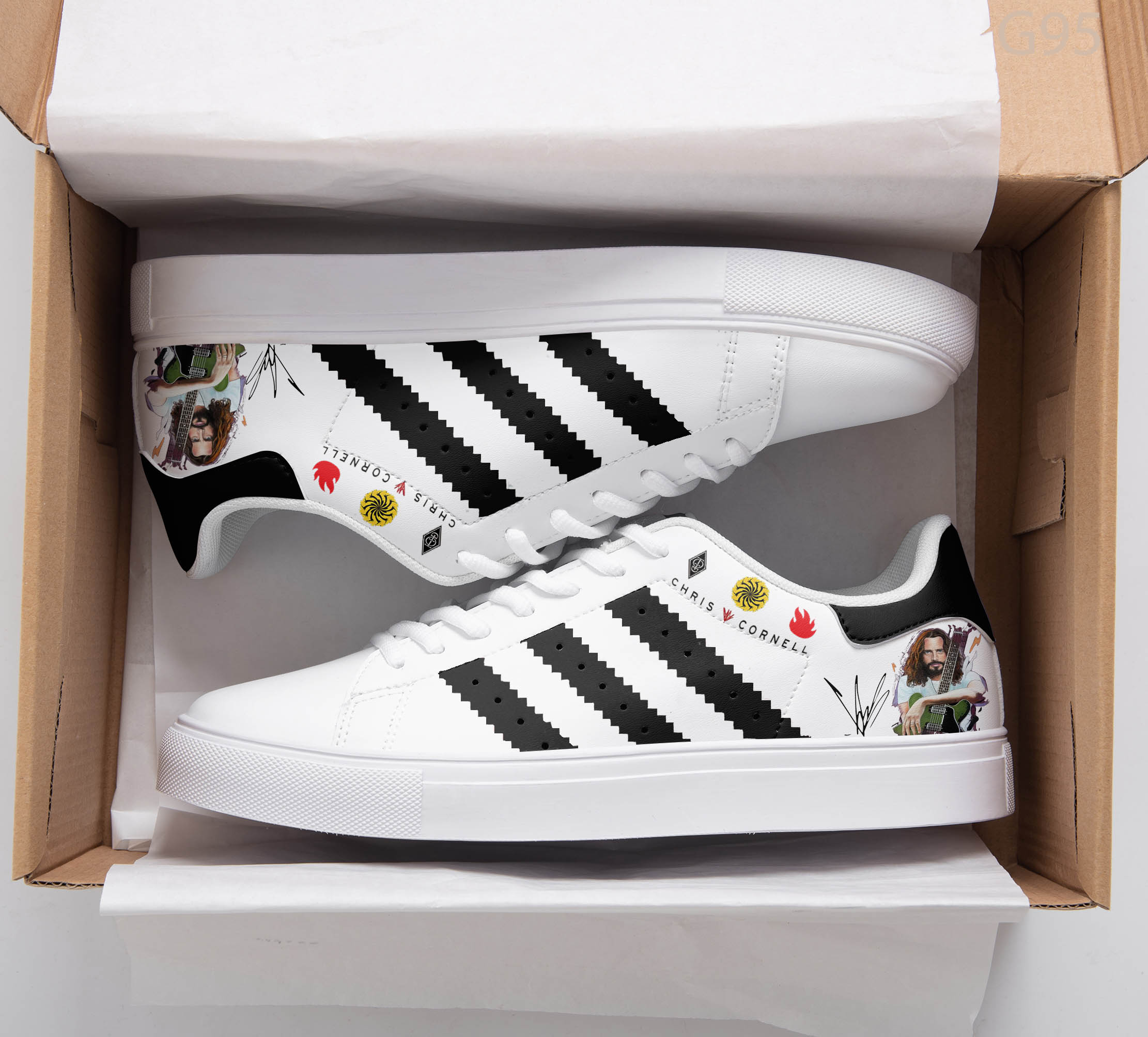 Chris Cornell Stan Smith Shoes 1 Chris Cornell Stan Smith Shoes
