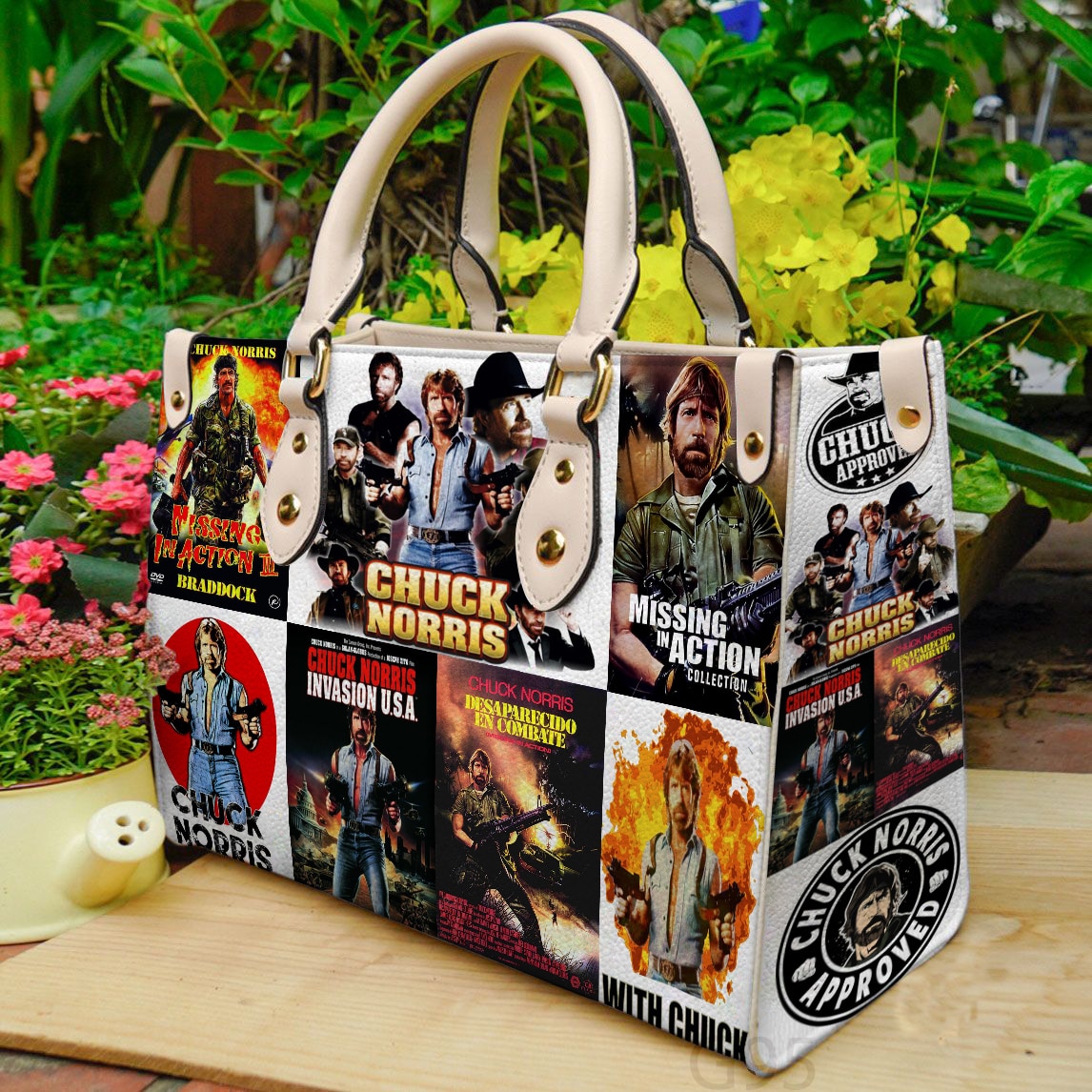 Chuck Norris Leather Handbag 1 Chuck Norris Leather Handbag