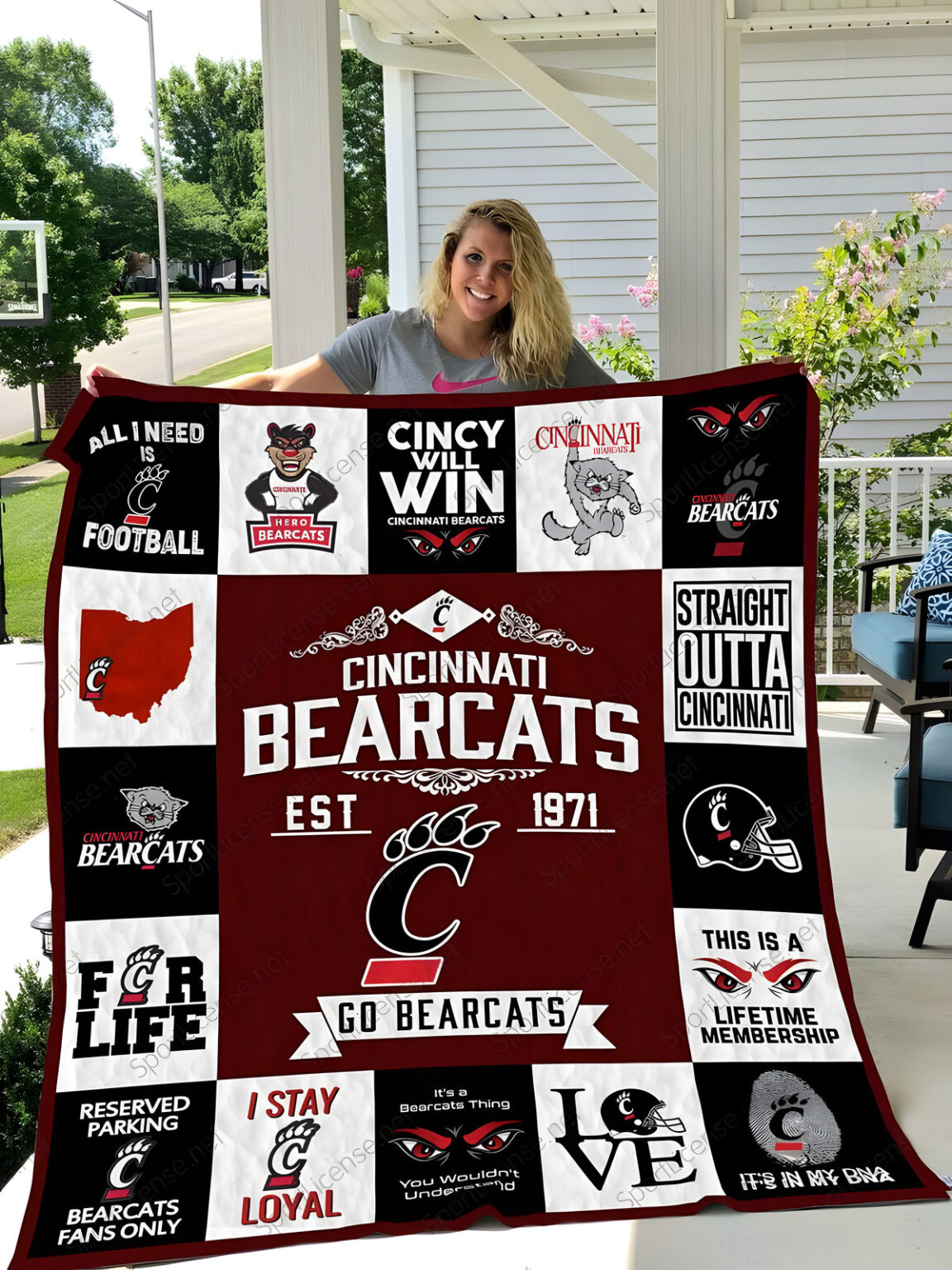 Cincinnati Bearcats Blanket 1 Cincinnati Bearcats Blanket