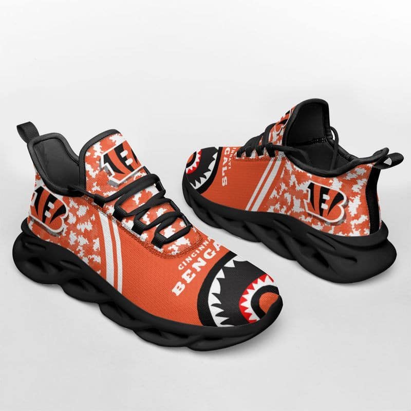 Cincinnati Bengals 1H Max Soul Shoes 1 Cincinnati Bengals 1H Max Soul Shoes