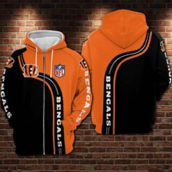 Cincinnati Bengals 2 Hoodie Zip Hoodie 3D