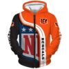 Cincinnati Bengals 7 Hoodie Zip Hoodie 3D