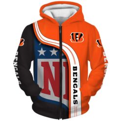 Cincinnati Bengals 7 Hoodie Zip Hoodie 3D