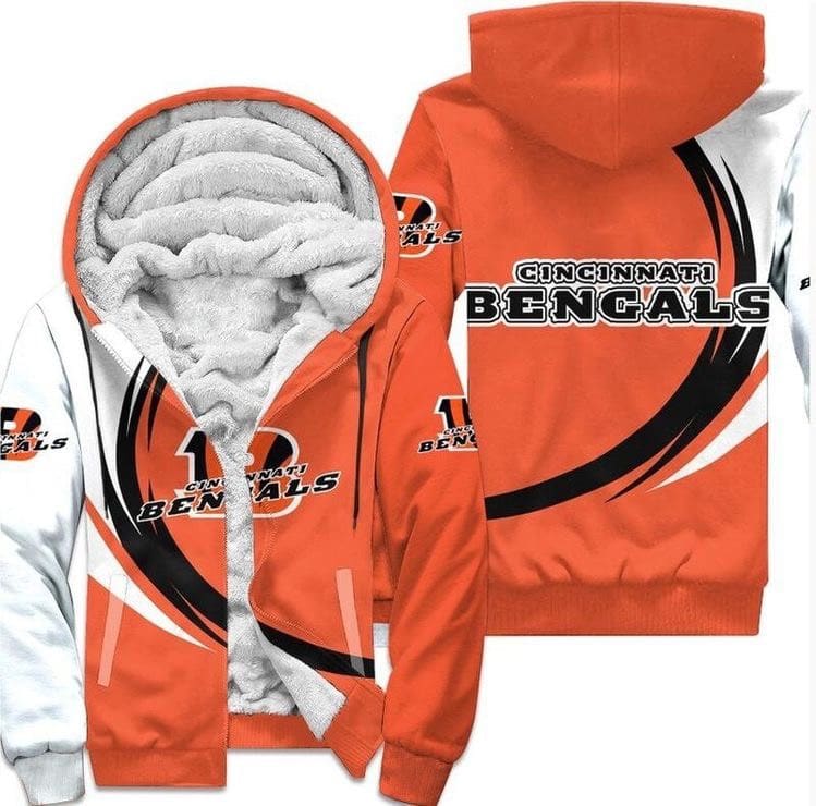Cincinnati Bengals C0 Fleece Jacket 1 Cincinnati Bengals C0 Fleece Jacket