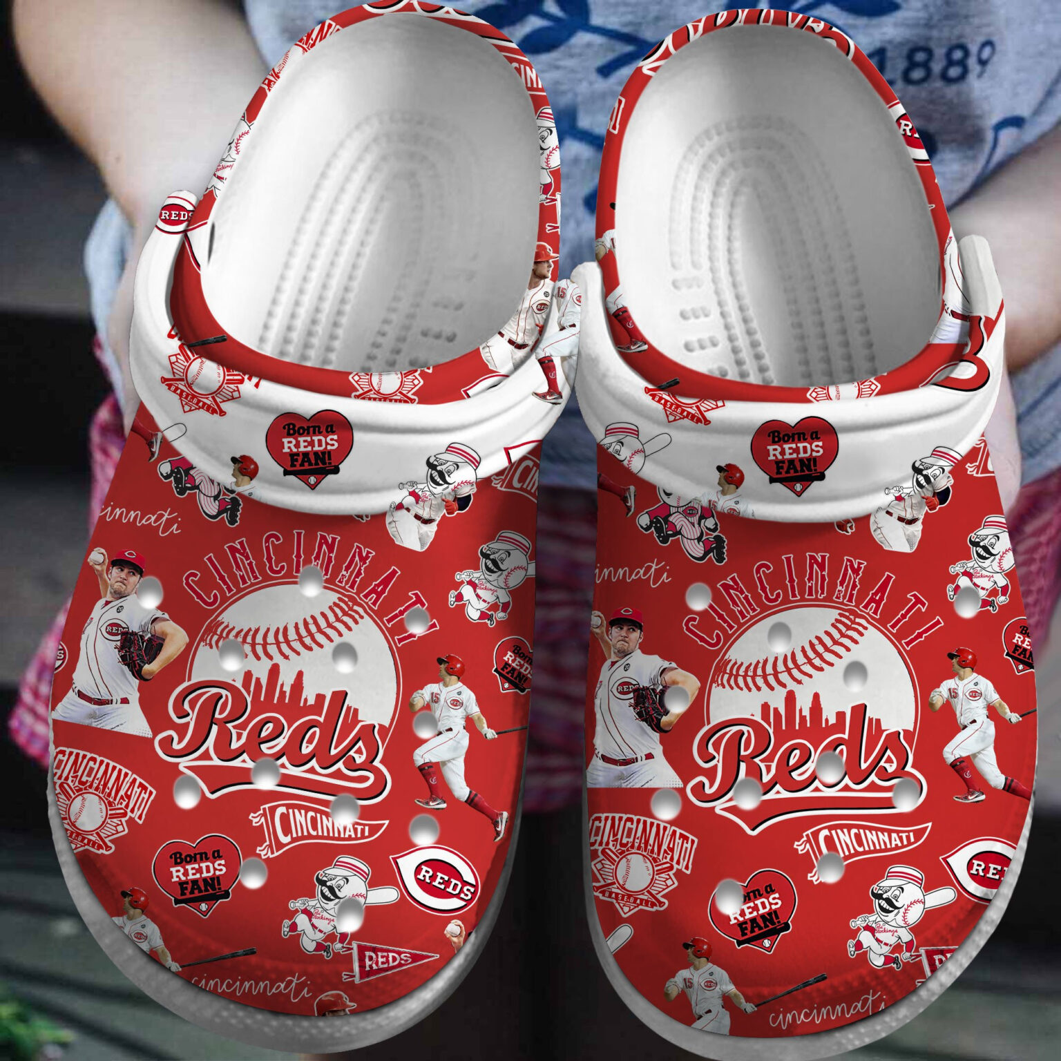 Cincinnati Reds Clogs Shoes 1 Cincinnati Reds Clogs Shoes