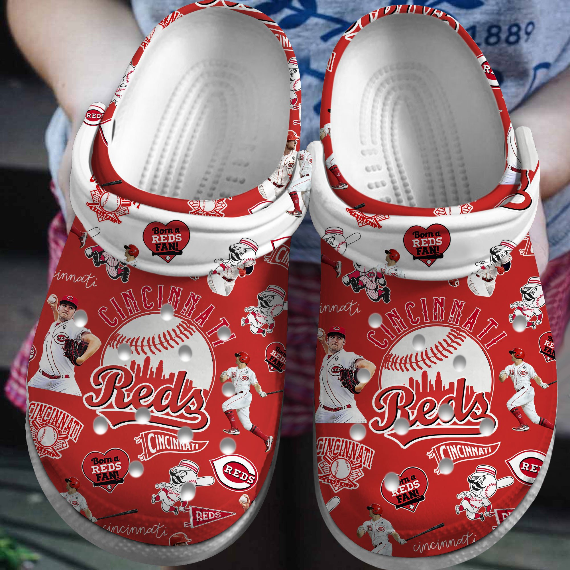 Cincinnati Reds Clogs Shoes 1 Cincinnati Reds Clogs Shoes
