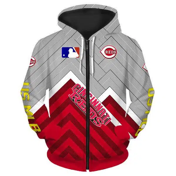 Cincinnati Reds Hoodie Zip Hoodie 1 Cincinnati Reds Hoodie Zip Hoodie