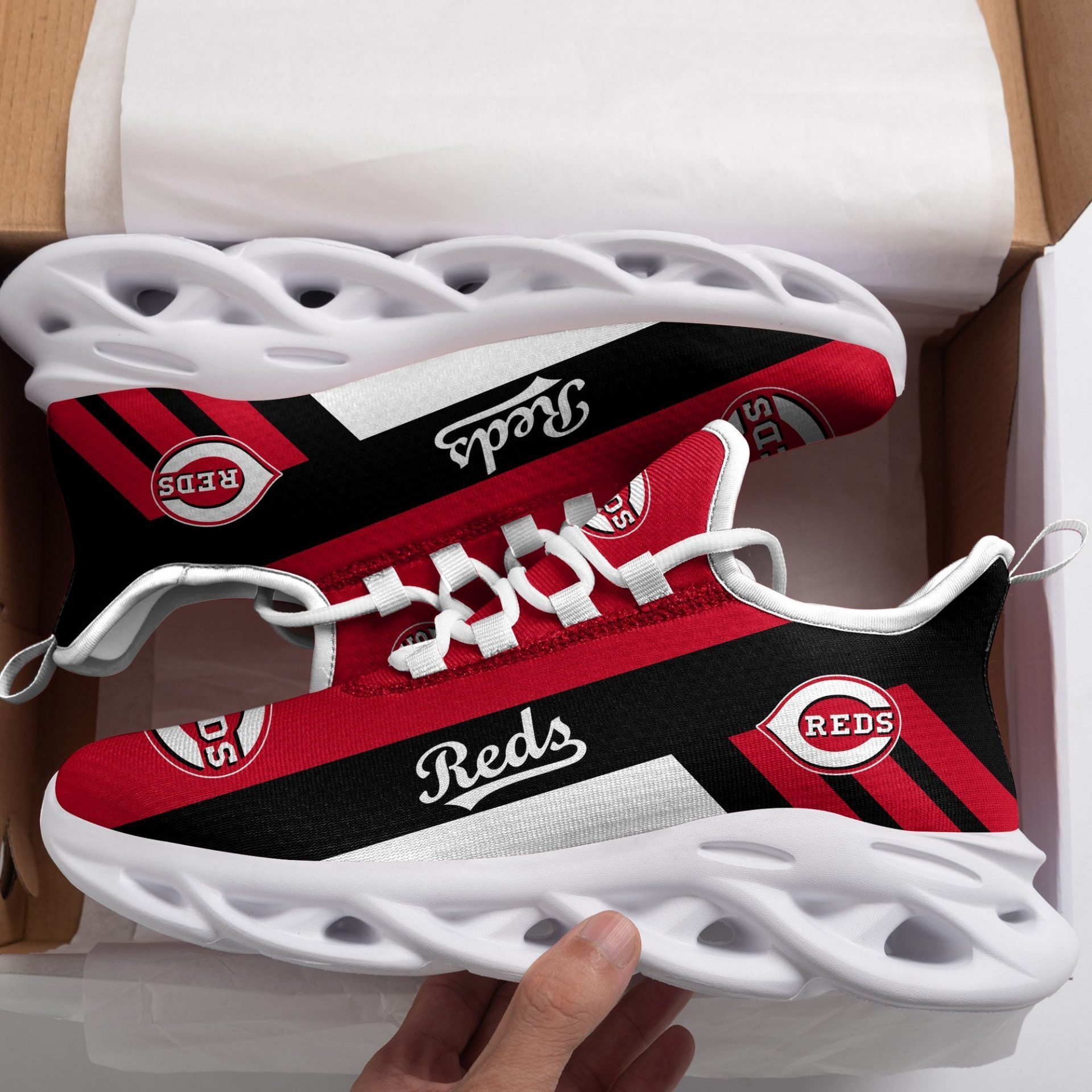 Cincinnati Reds Max Soul Shoes 1 Cincinnati Reds Max Soul Shoes