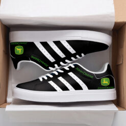 Classic Green Deere Black Stan Smith Shoes