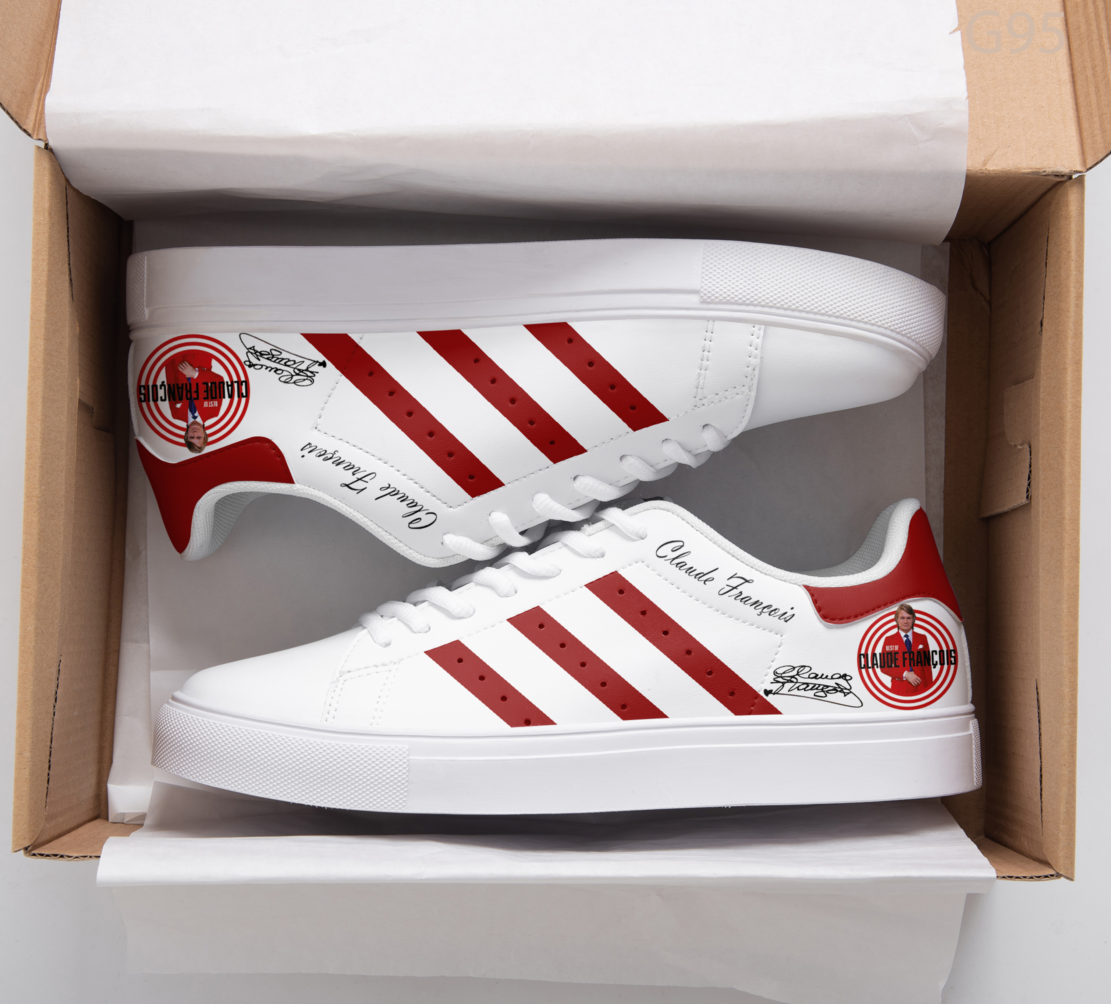 Claude François Stan Smith Shoes 1 Claude François Stan Smith Shoes