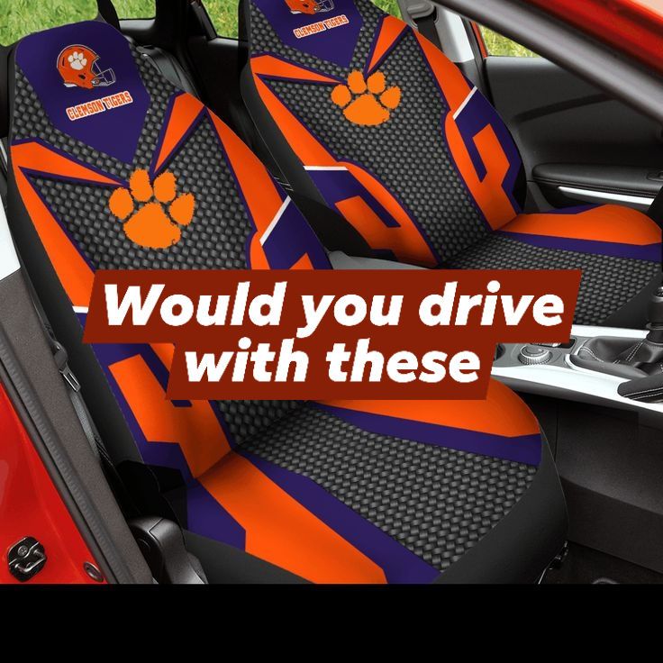 Clemson Tigers Car Seat Covers 1 Clemson Tigers Car Seat Covers