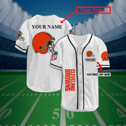 Cleveland Browns 1 3D Baseball Jersey