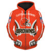 Cleveland Browns 1 Hoodie Zip Hoodie 3D