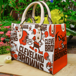 Cleveland Browns A1 Leather Handbag
