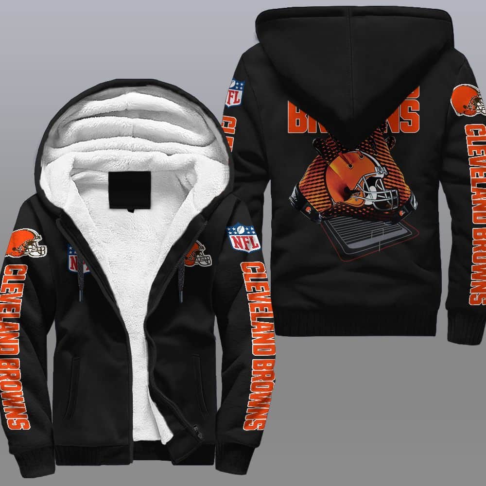 Cleveland Browns Fleece Jacket 1 Cleveland Browns Fleece Jacket