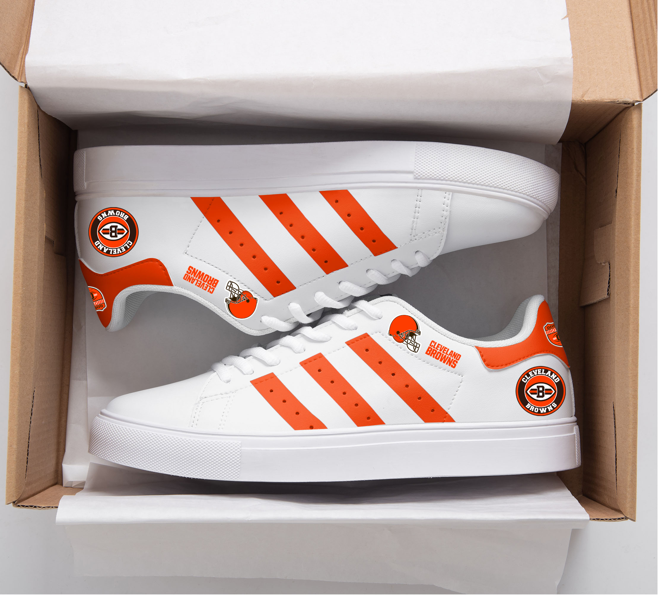 Cleveland Browns Stan Smith Shoes 1 Cleveland Browns Stan Smith Shoes