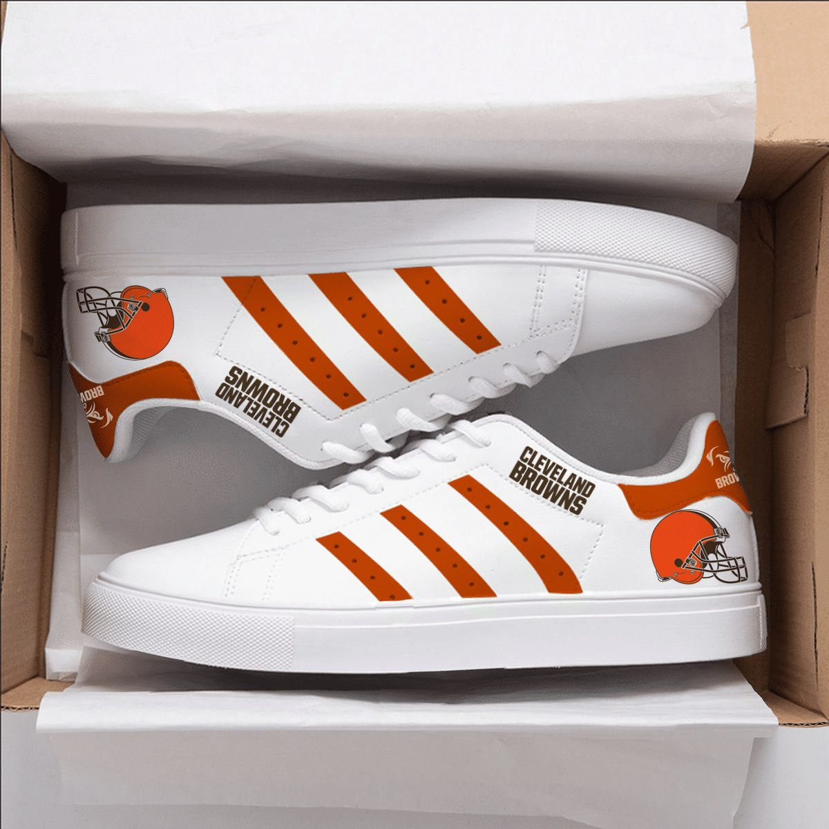 Cleveland Browns Stan Smith Shoes 1 Cleveland Browns Stan Smith Shoes