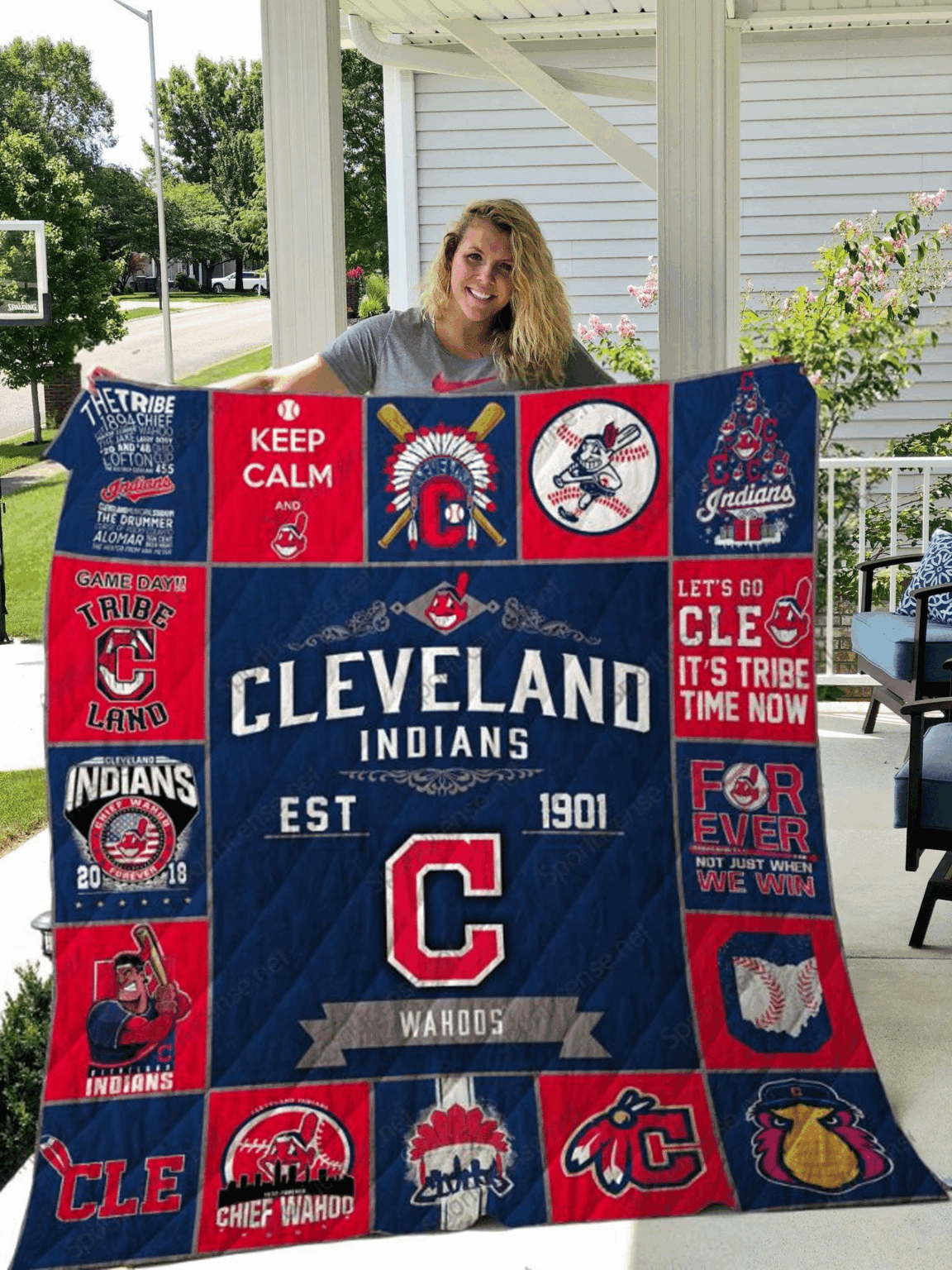 Cleveland Guardians Blanket 1 Cleveland Guardians Blanket