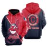 Cleveland Indians 1 Hoodie Zip Hoodie 3D