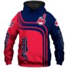 Cleveland Indians 2 Hoodie Zip Hoodie 3D