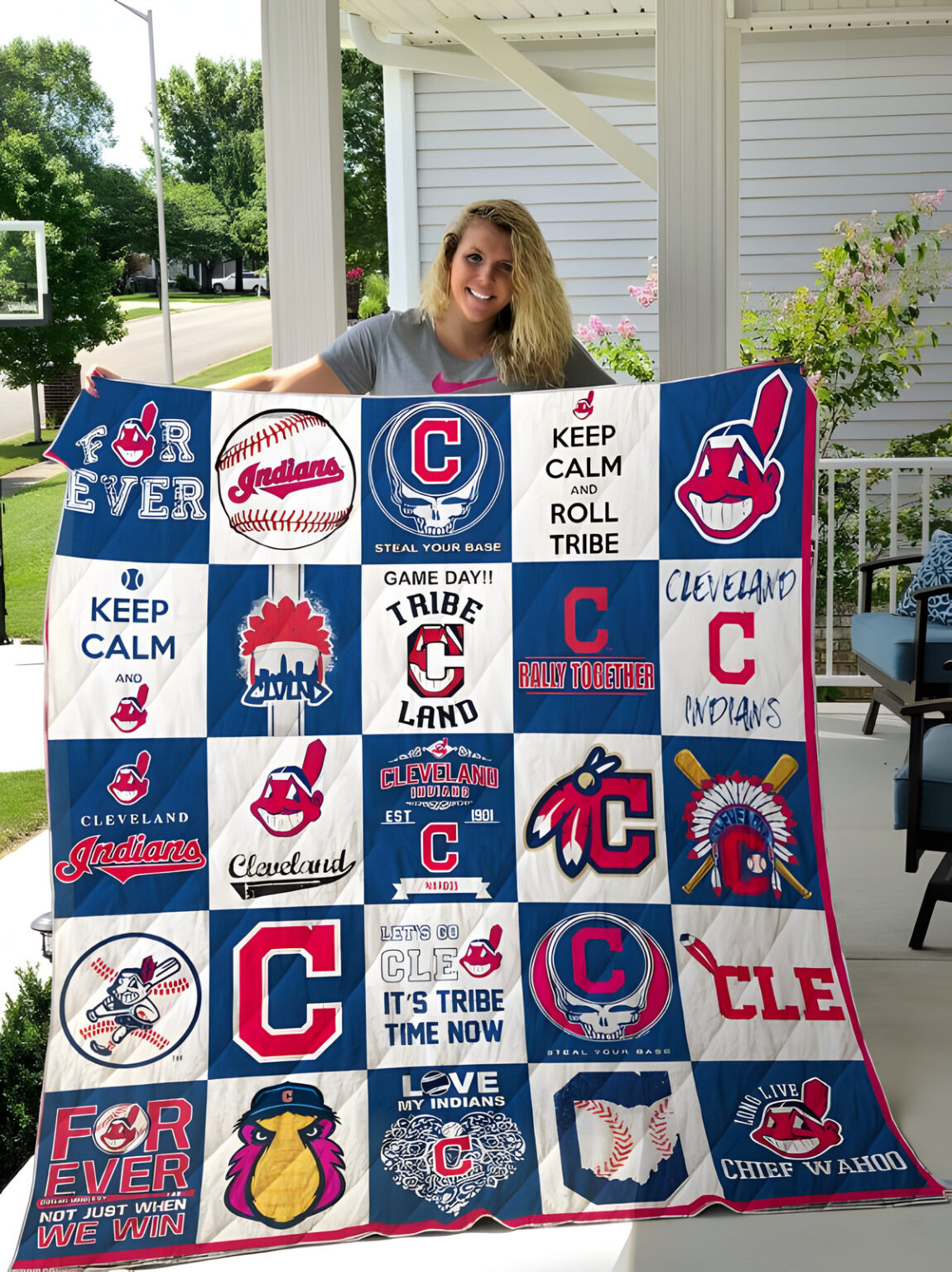 Cleveland Indians I0 Blanket 1 Cleveland Indians I0 Blanket