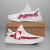 Cleveland Indians White Yeezy Shoes