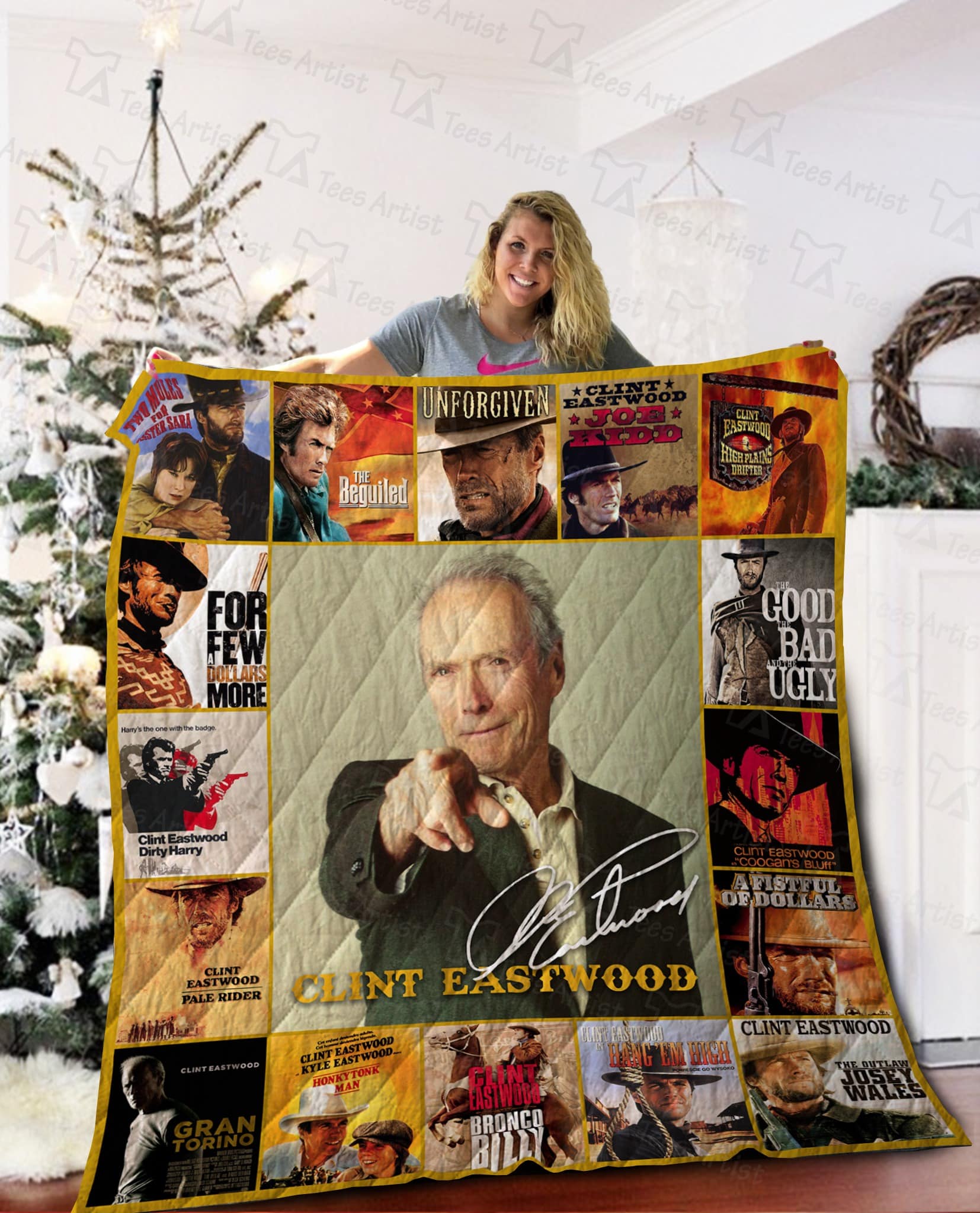 Clint Eastwood Blanket 1 Clint Eastwood Blanket