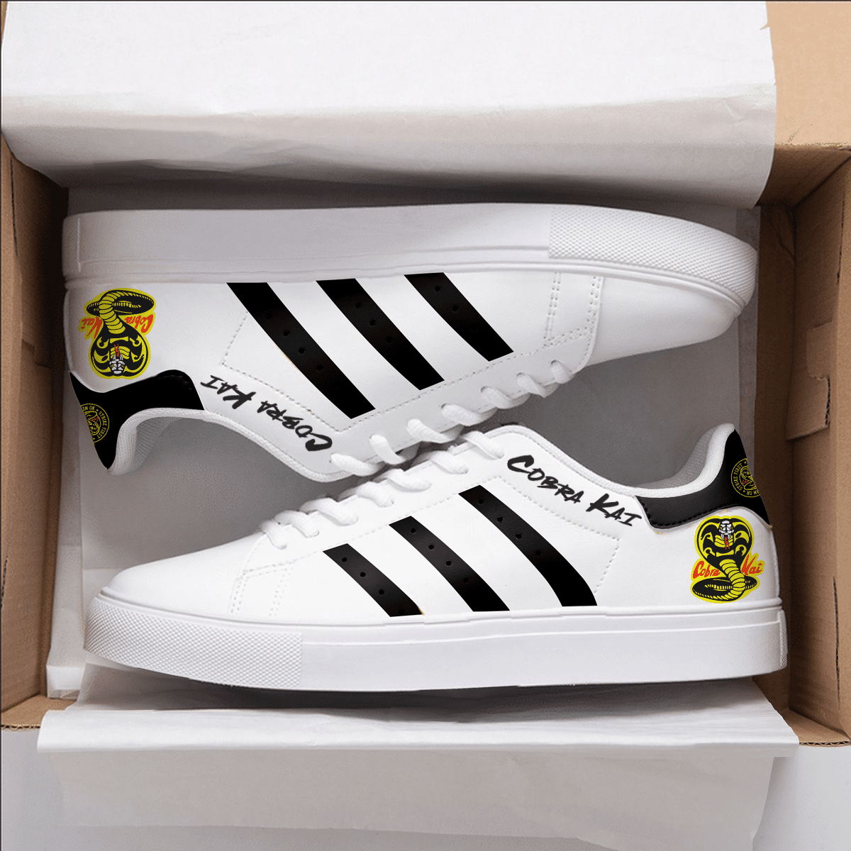 Cobra Kai Stan Smith Shoes 1 Cobra Kai Stan Smith Shoes