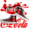 Coca Cola High Top Shoes