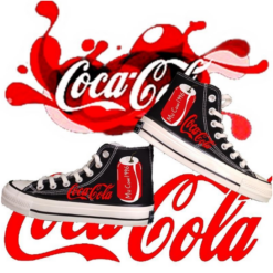 Coca Cola High Top Shoes