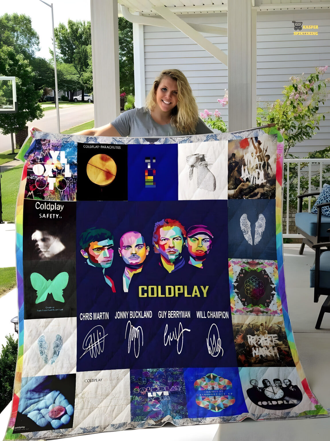 Coldplay Band Blanket 1 Coldplay Band Blanket