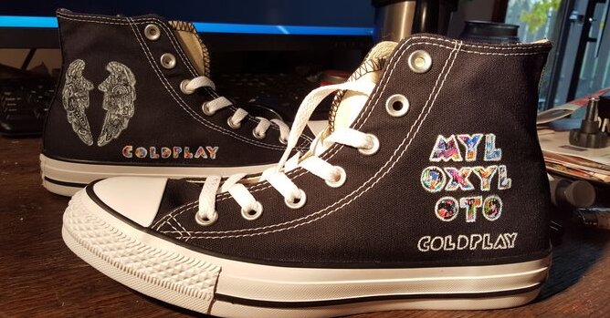 Coldplay High Top Shoes 1 Coldplay High Top Shoes