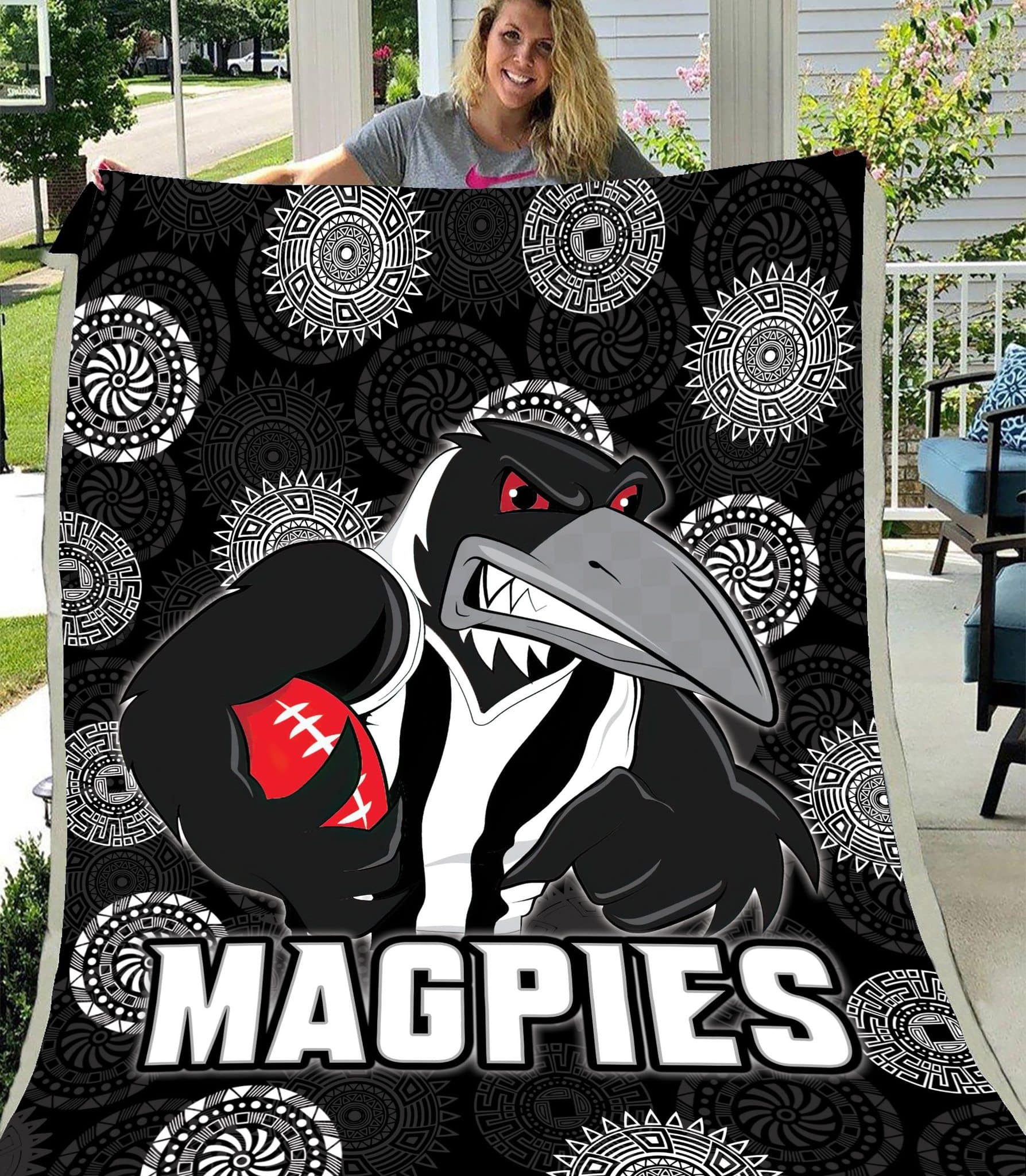 Collingwood Magpies Blanket 1 Collingwood Magpies Blanket