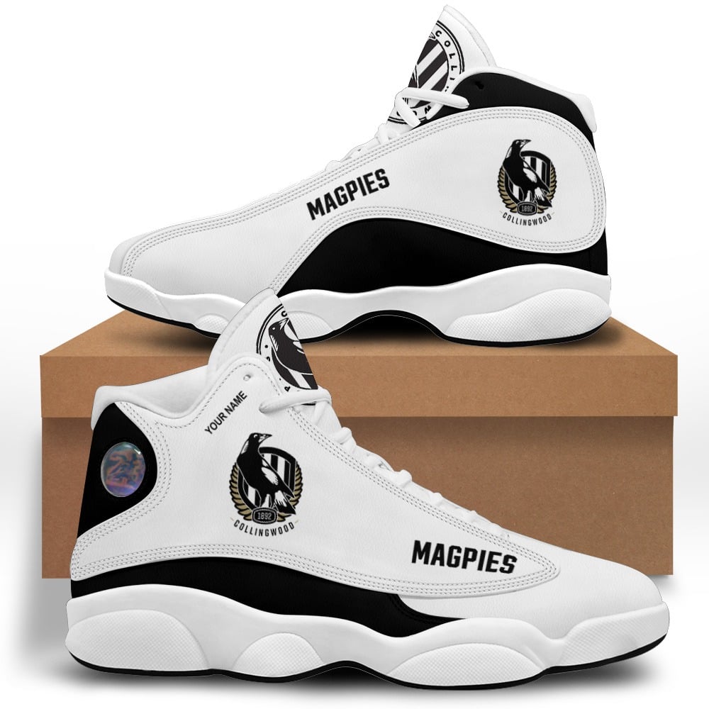 Collingwood Magpies Jordan 13 1 Collingwood Magpies Jordan 13