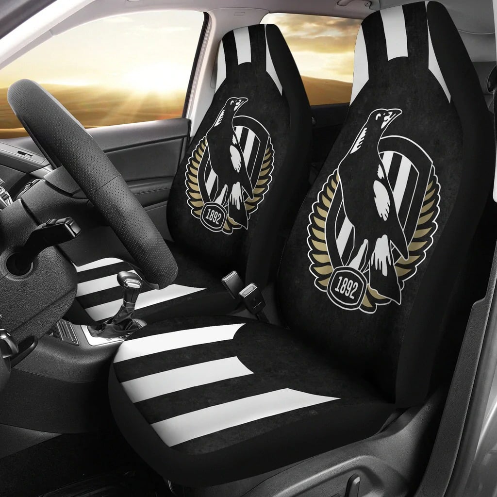 Collingwood Magpies Lover Seat Covers 1 Collingwood Magpies Lover Seat Covers