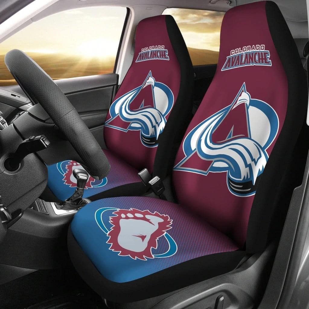 Colorado Avalanche 1 Seat Covers 1 Colorado Avalanche 1 Seat Covers