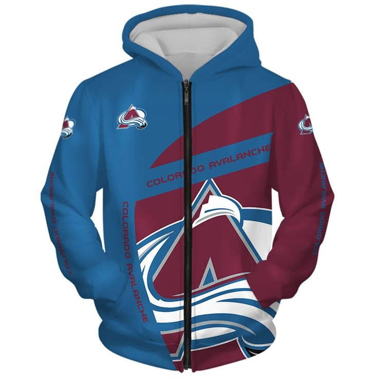 Colorado Avalanche 2 Hoodie Zip Hoodie 3D 1 Colorado Avalanche 2 Hoodie Zip Hoodie 3D