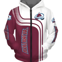 Colorado Avalanche 3 Hoodie Zip Hoodie 3D