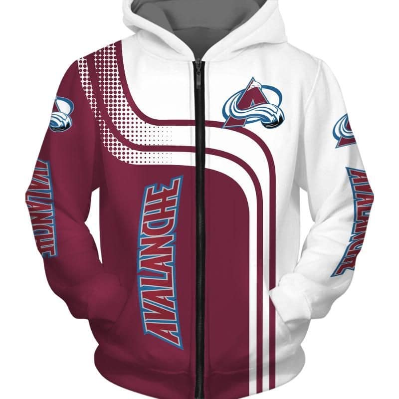 Colorado Avalanche 3 Hoodie Zip Hoodie 3D 1 Colorado Avalanche 3 Hoodie Zip Hoodie 3D