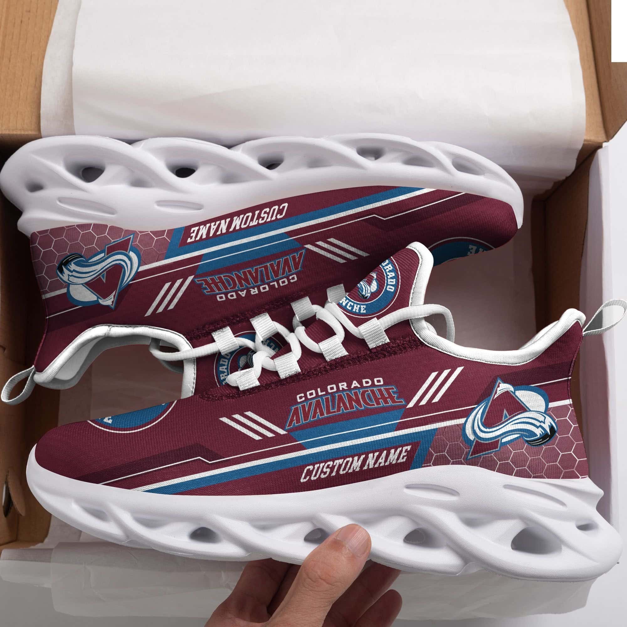 Colorado Avalanche Max Soul Shoes 1 Colorado Avalanche Max Soul Shoes