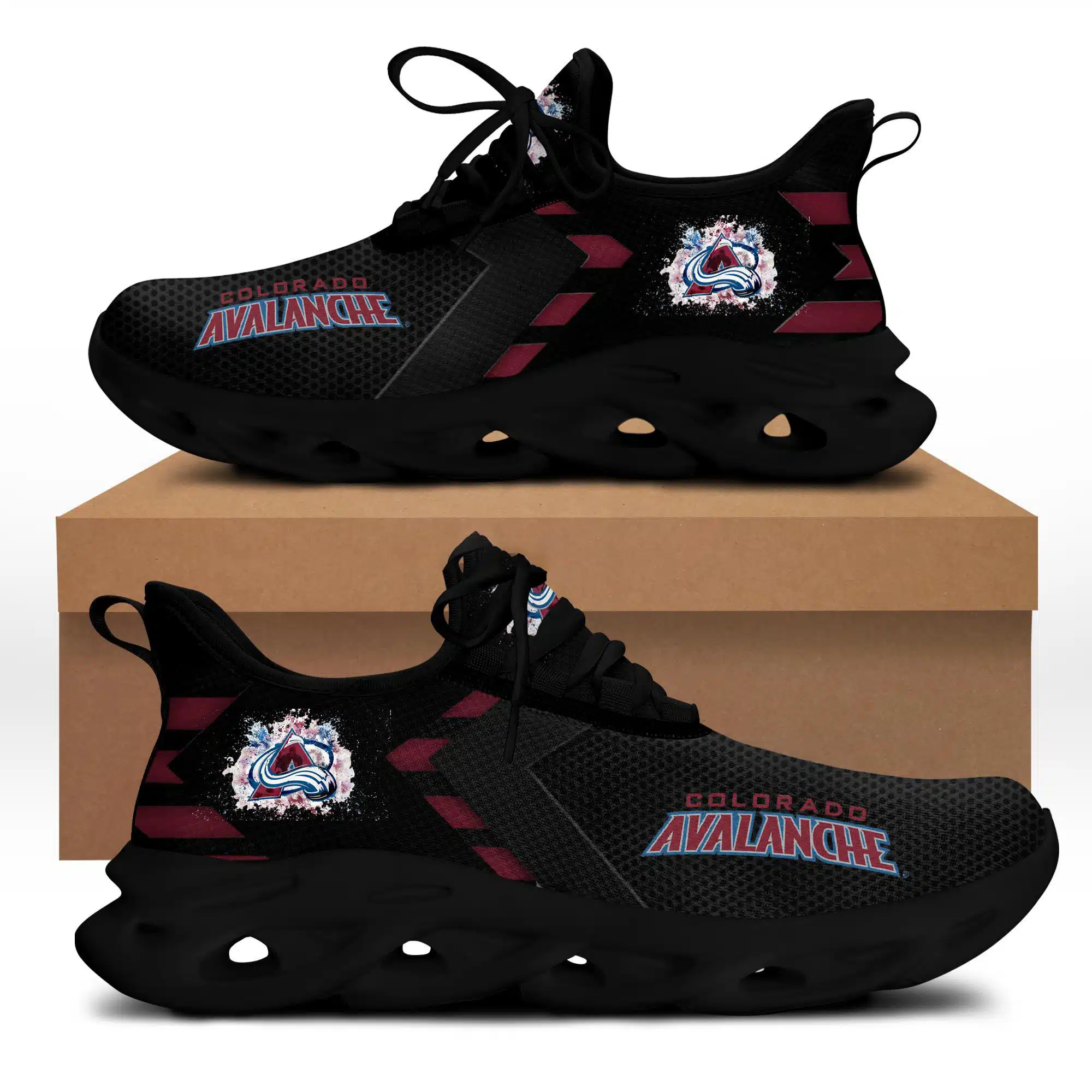 Colorado Avalanche Max Soul Shoes 1 Colorado Avalanche Max Soul Shoes