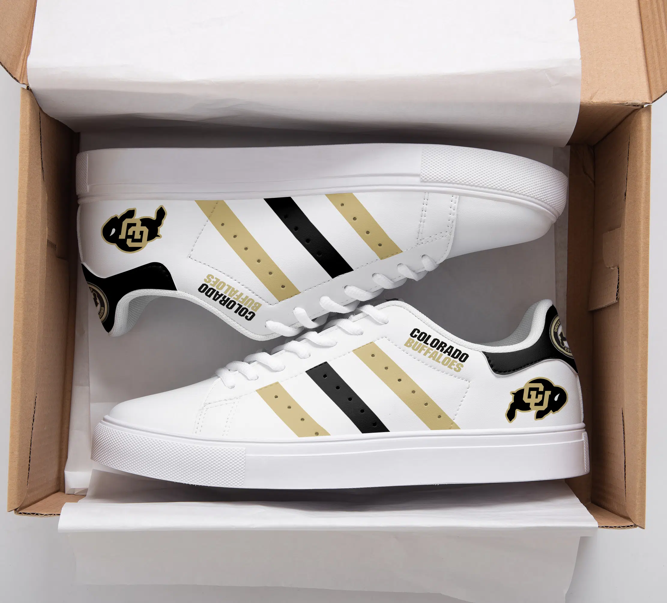 Colorado Buffaloes Stan Smith Shoes 1 Colorado Buffaloes Stan Smith Shoes