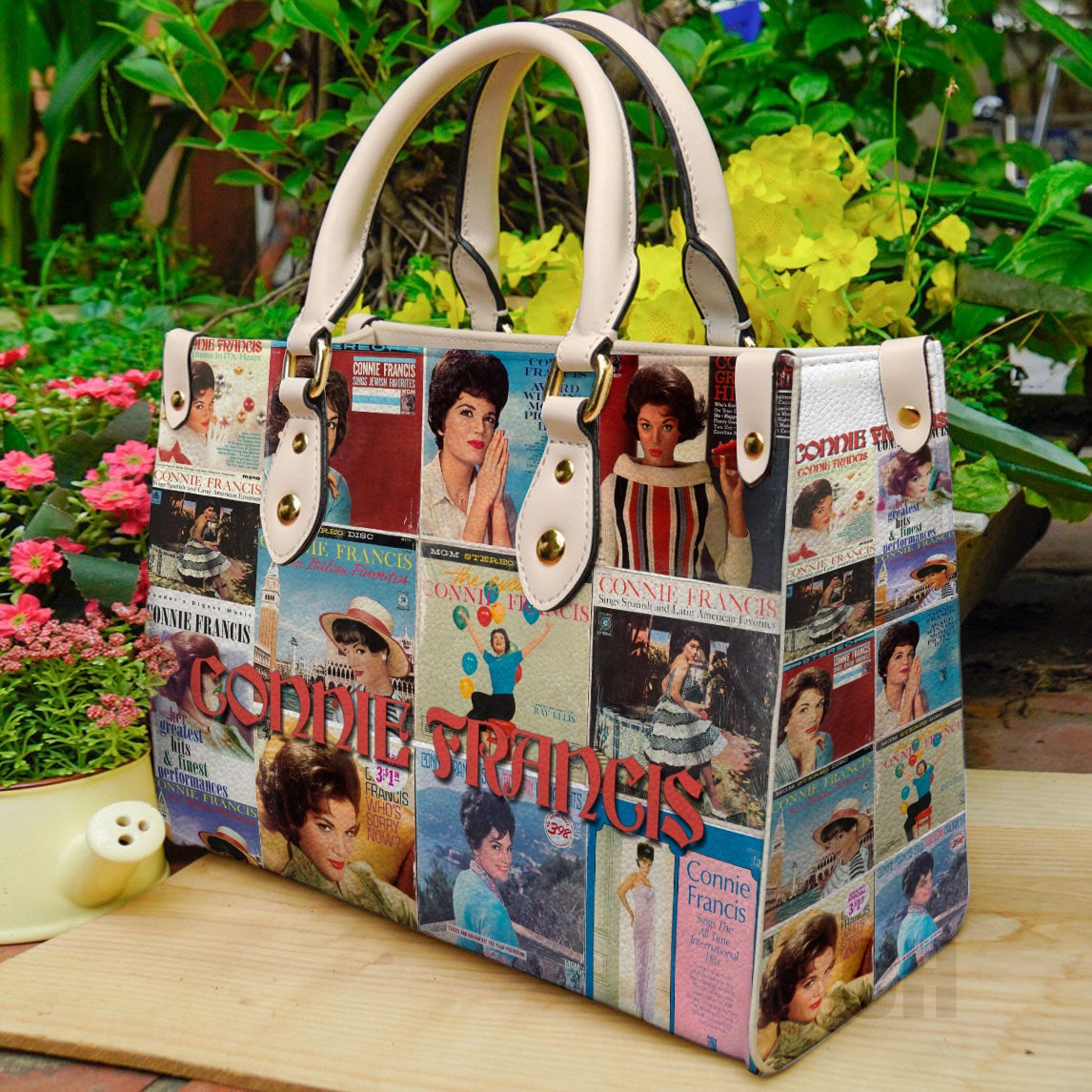 Connie Francis Leather Handbag 1 Connie Francis Leather Handbag