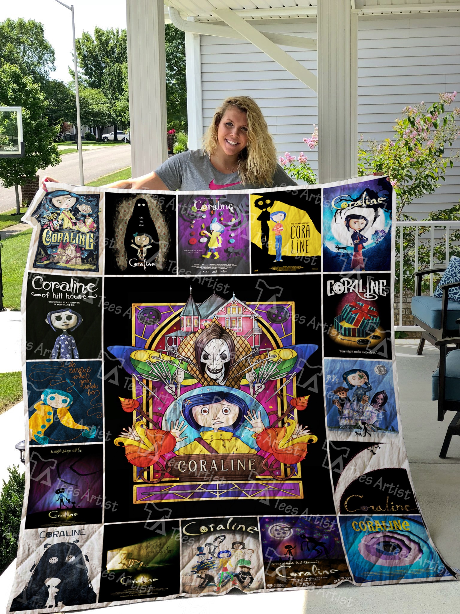 Coraline Blanket 1 Coraline Blanket