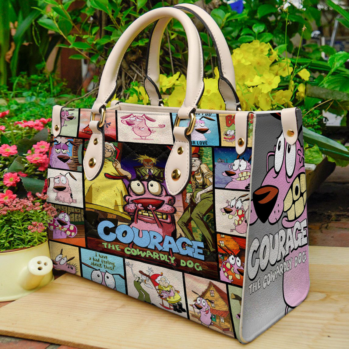 Courage The Cowardly Leather Handbag 1 Courage The Cowardly Leather Handbag