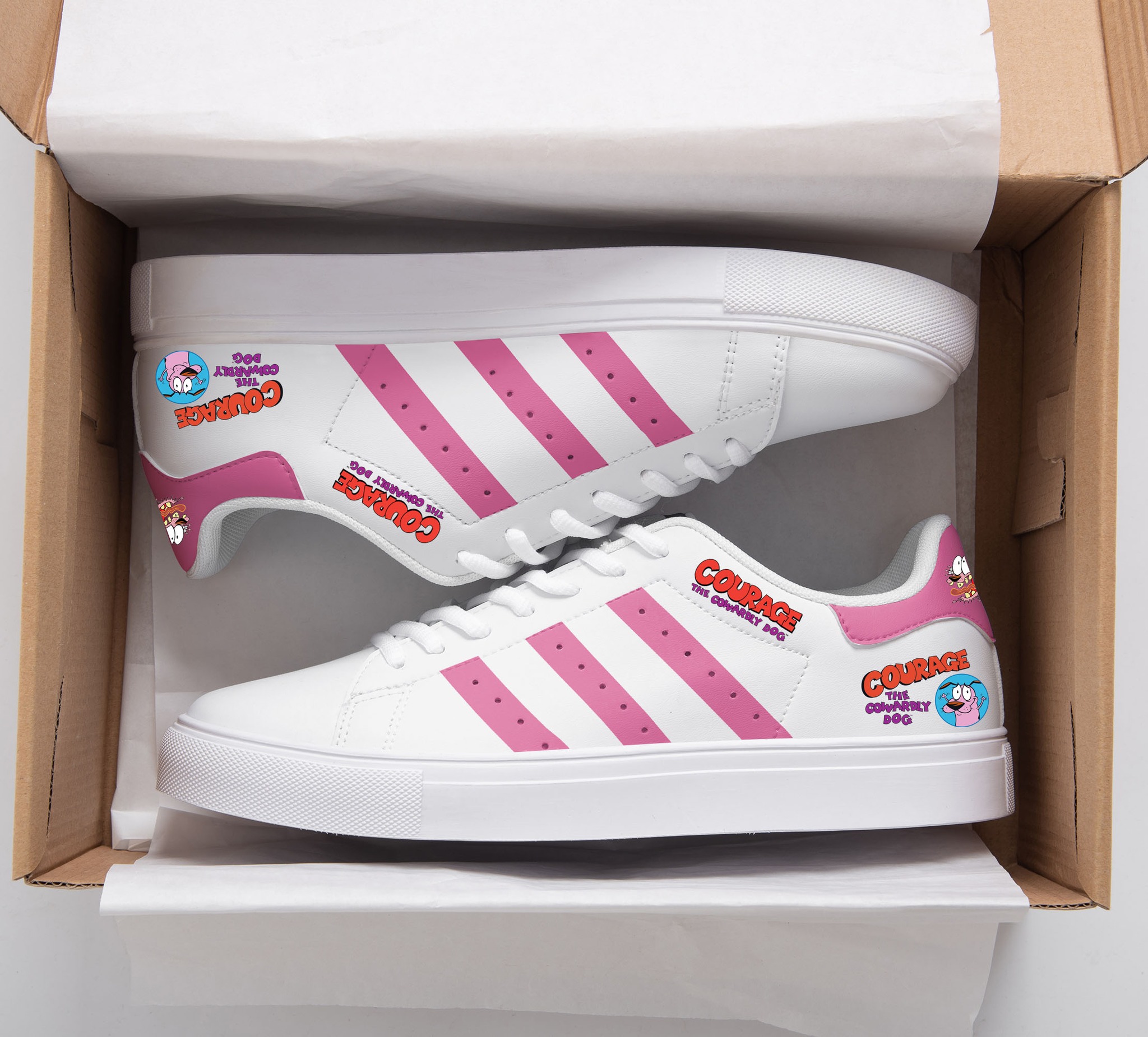 Courage The Cowardly Stan Smith Shoes 1 Courage The Cowardly Stan Smith Shoes