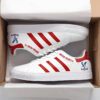 Crystal Palace FC White Red Stan Smith Shoes