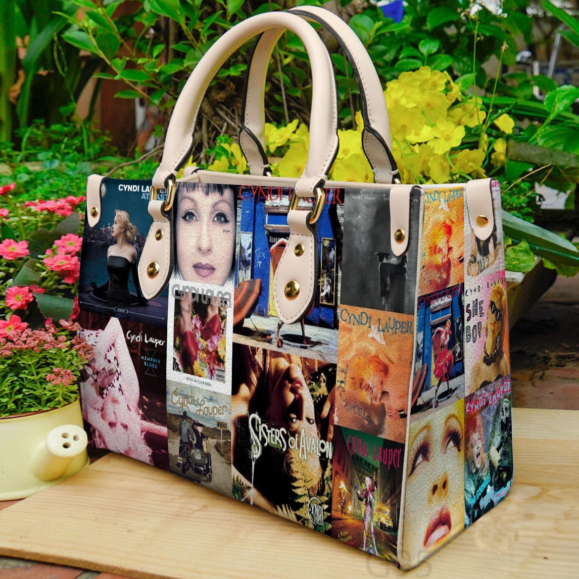Cyndi Lauper Leather Handbag 1 Cyndi Lauper Leather Handbag