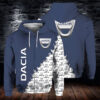 Dacia Hoodie Zip Hoodie 3D