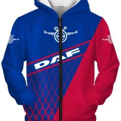 Daf Hoodie Zip Hoodie 3D